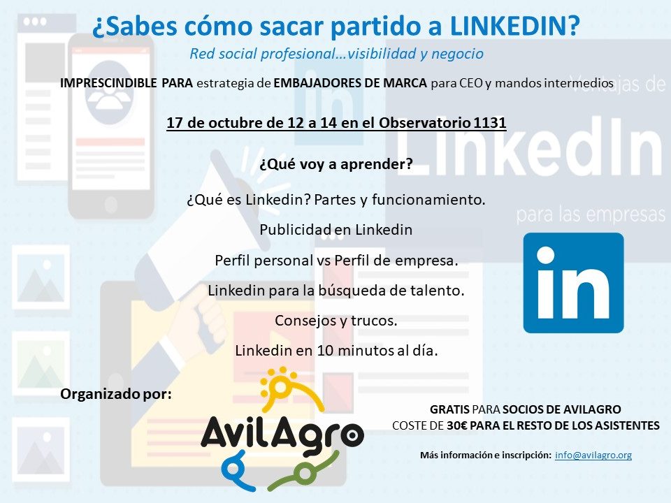 ¿sabes como sacar partido a LinkedIn?